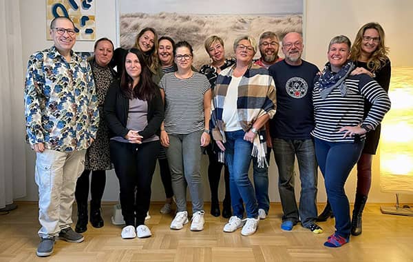 Gruppenfoto mit Günter Mitterecker